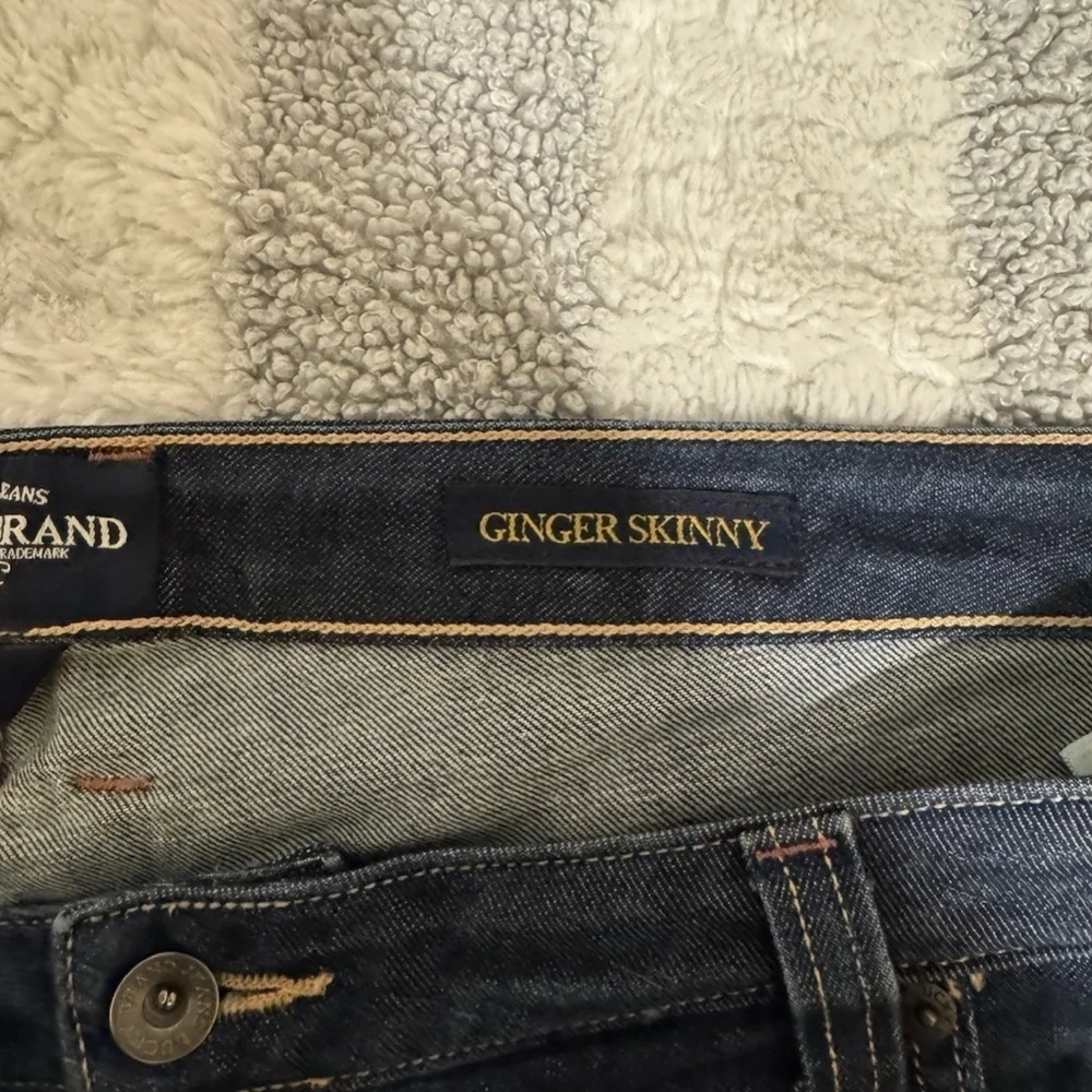 Lucky Brand "Ginger Skinny" Size 18W Ankle Medium Wash High-Rise Jeans - EUC - Picture 3 of 5
